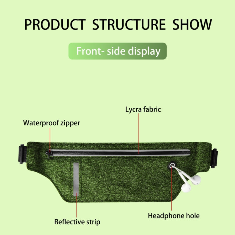 DZGOGO T2 Shape Portable Outdoor Light Thin Sport Mobile Phone Waist Bag