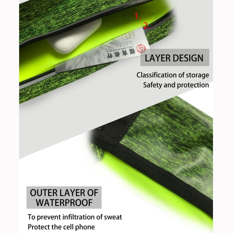 DZGOGO T2 Shape Portable Outdoor Light Thin Sport Mobile Phone Waist Bag