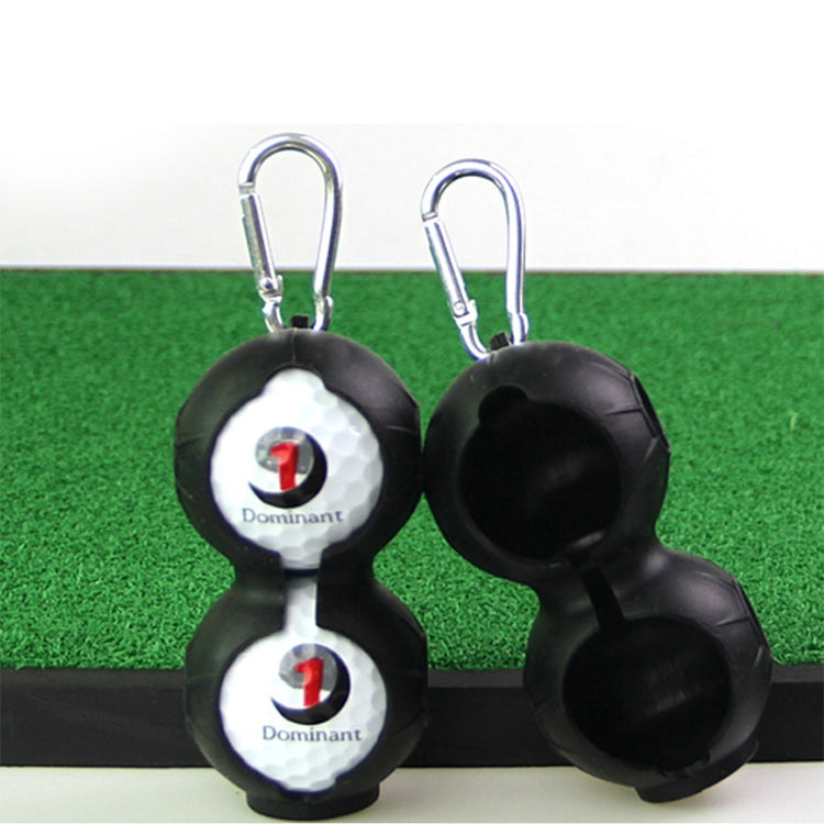 2 PCS Golf Silicone Double-ball Protective Sleeve