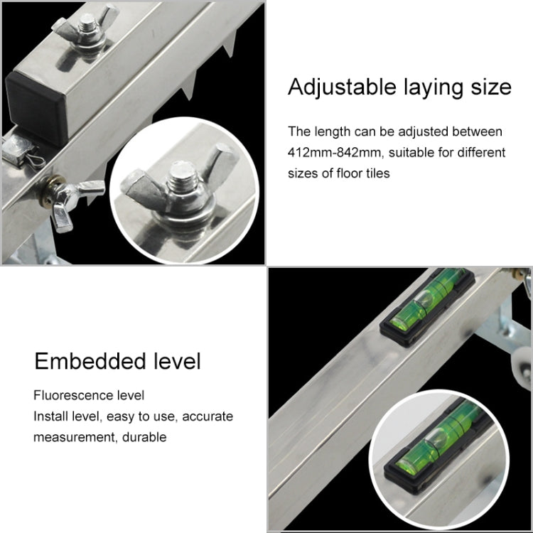 Model 800 Multi-functional Stainless Steel Tile Player Adjustable Sand Leveller