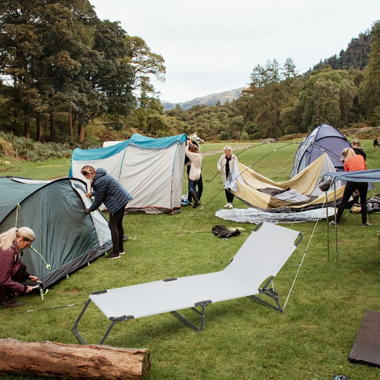 [US Warehouse] Outdoor Folding Three-Fold Camping Bed