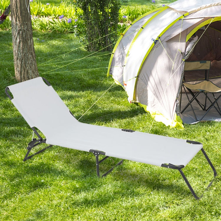 [US Warehouse] Outdoor Folding Three-Fold Camping Bed