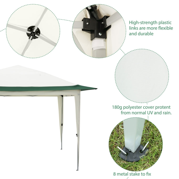 [US Warehouse] 3.6x3.6m Portable Outdoor Foldable Gazebo Tent Awning (Green)