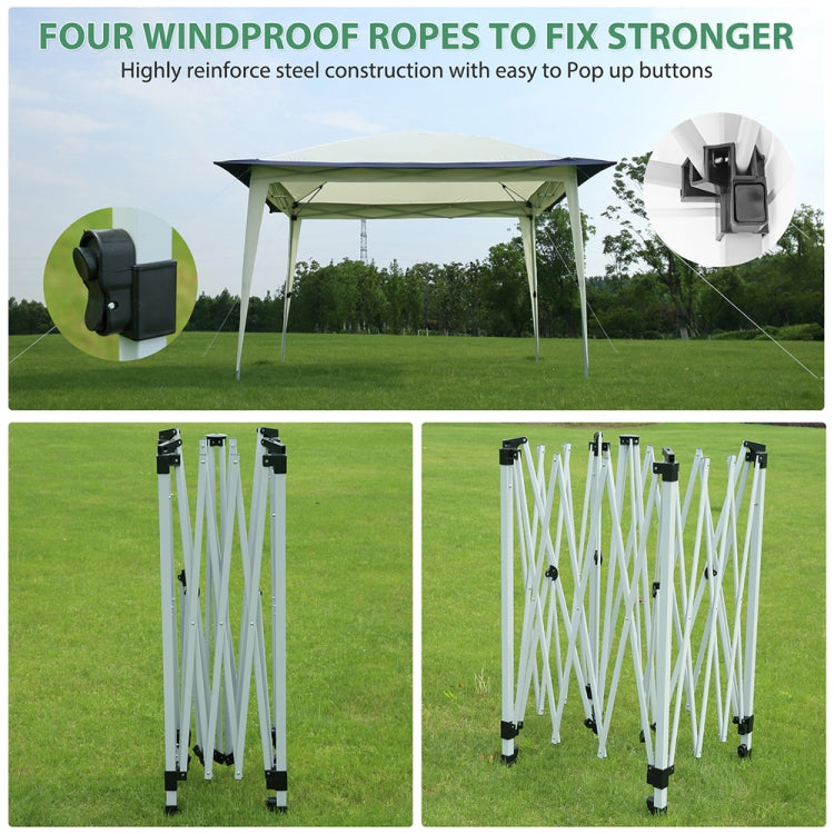 [US Warehouse] 3.6x3.6m Portable Outdoor Foldable Gazebo Tent Awning (Blue)