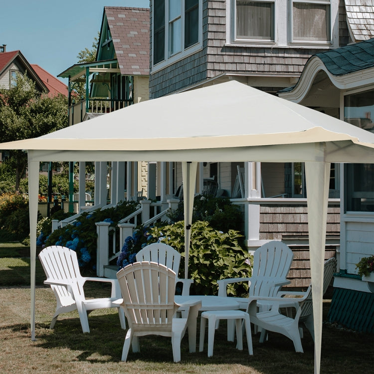 [US Warehouse] 3.6x3.6m Portable Outdoor Foldable Gazebo Tent Awning (Beige)