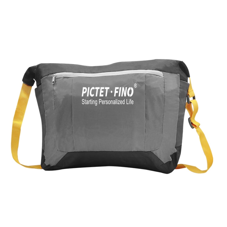 PICTET FINO RH61 210T Lattice Polyester Waterproof Ultra-thin Foldable Shoulder Bag Crossbody Bag, Capacity: 15L