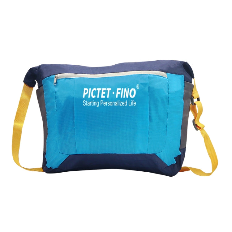 PICTET FINO RH61 210T Lattice Polyester Waterproof Ultra-thin Foldable Shoulder Bag Crossbody Bag, Capacity: 15L