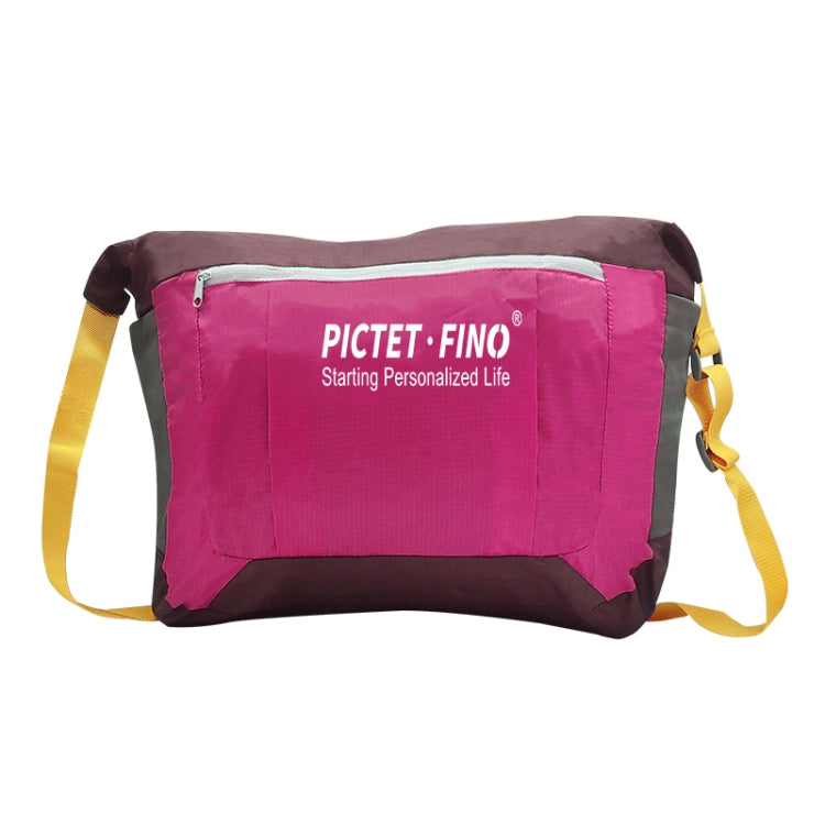 PICTET FINO RH61 210T Lattice Polyester Waterproof Ultra-thin Foldable Shoulder Bag Crossbody Bag, Capacity: 15L