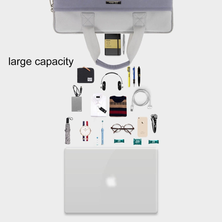 Shinlee Multi-function Fashion 900D Oxford Cloth Shoulder Hand Laptop Tablet Bag for 15 inch and Below (Silver)