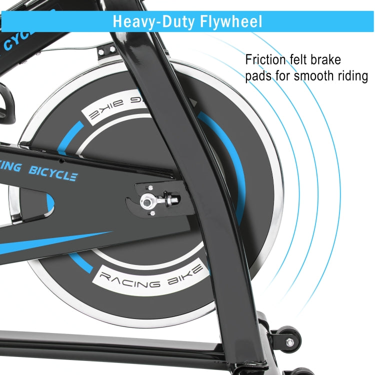 [US Warehouse] Home Indoor Cycling Bike Trainer Fitness Equipment with Seat Cushion & LCD Monitor
