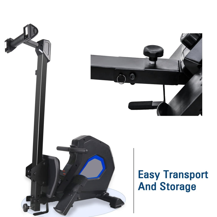 [US Warehouse] Home Foldable Magnetic Rower Rowing Machine with 8 Resistance