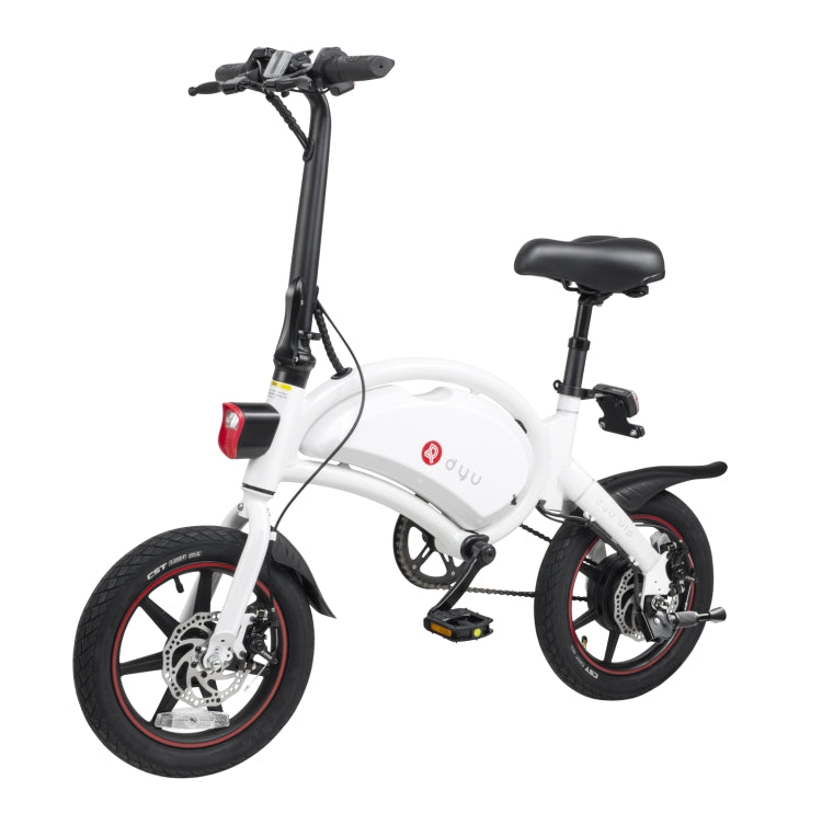 [EU Warehouse] dyu D3+ 250W 25KM 14 inch LCD Digital Dashboard Foldable Electric Bicycle Scooter