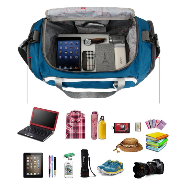 IX LK8035 Scratchproof Waterproof Dry Wet Separation Crossbody One-shoulder Yoga Fitness Travel Bag, Capacity: 40L