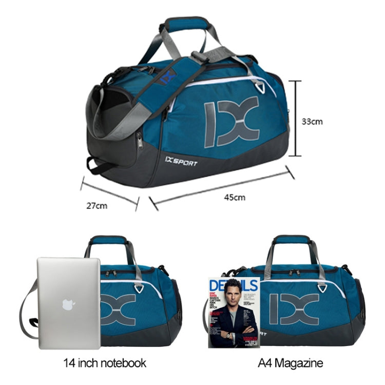 IX LK8035 Scratchproof Waterproof Dry Wet Separation Crossbody One-shoulder Yoga Fitness Travel Bag, Capacity: 40L