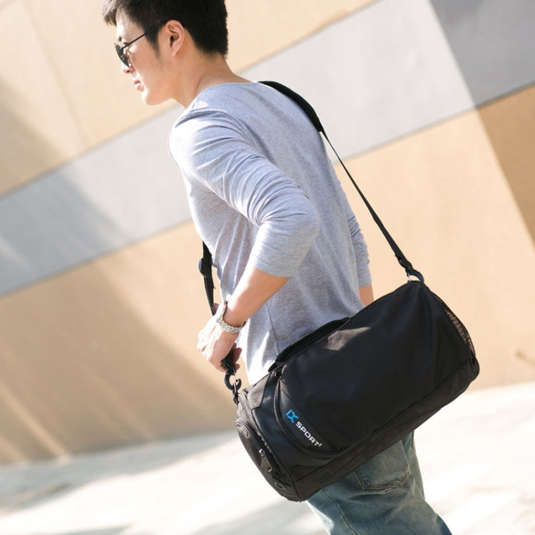 IX LK8036A Waterproof Multi-function Dry Wet Separation Yoga Fitness  One-shoulder Portable Travel Bag with Pull Rod Strap, Size: 45 x 26 x 26cm