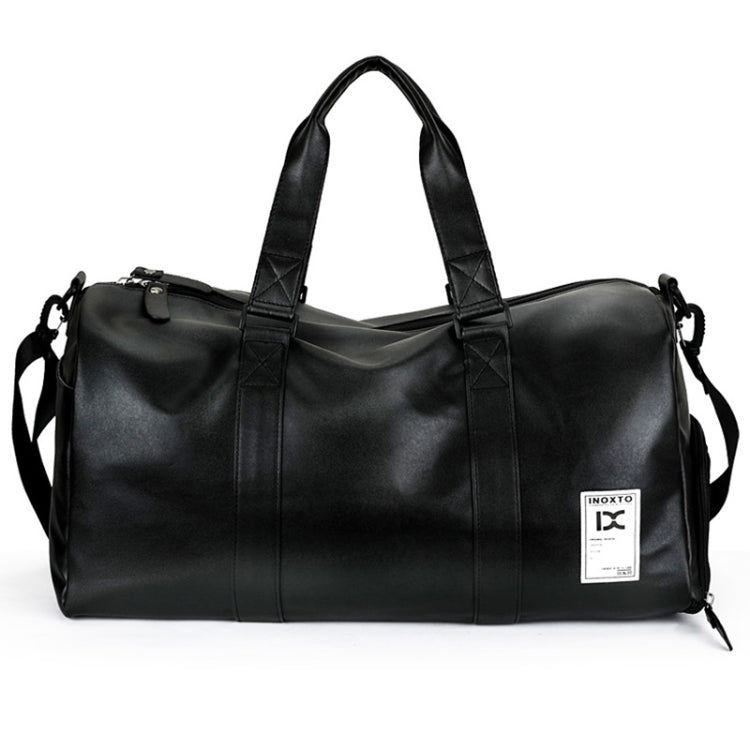 IX LK8068 Waterproof Cylinder Shape PU Leather One-shoulder Portable Fitness Travel Bag, Size: 55 x 30 x 25cm