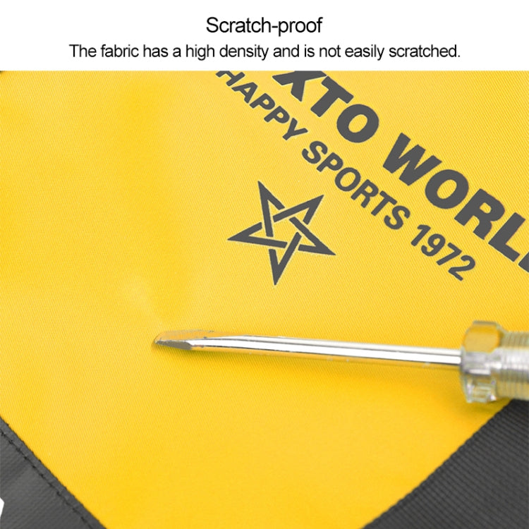 IX LK8074 Alphabet Printing Cylinder Shape Bottom Waterproof One-shoulder Portable Yoga Travel Bag for Men / Women, Size: 40 x 24 x 24cm