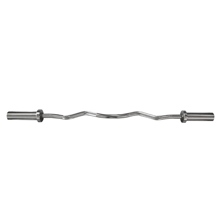 [US Warehouse] 47 inch Curved Bar Barbell Bar Load-bearing: 500lb
