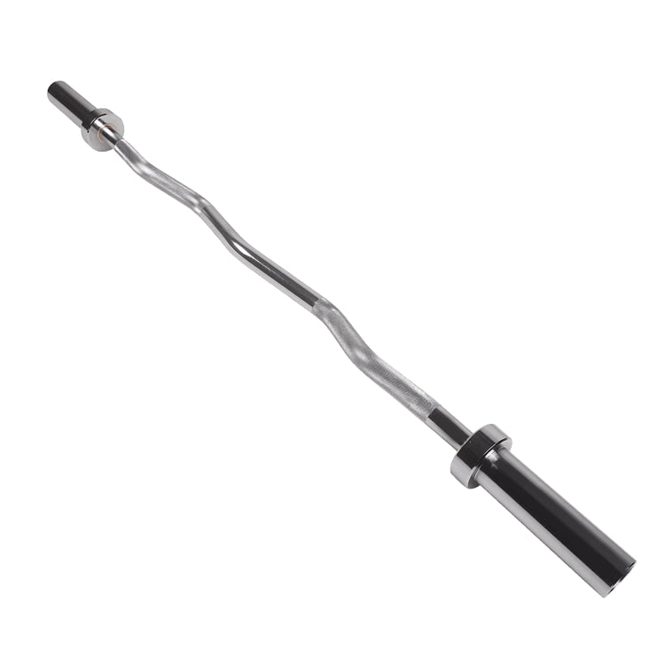 [US Warehouse] 47 inch Curved Bar Barbell Bar Load-bearing: 500lb