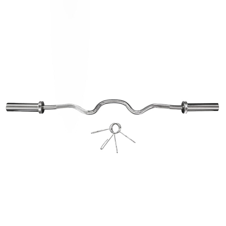 [US Warehouse] 48 inch Curved Bar  Barbell Bar Load-bearing: 500lb