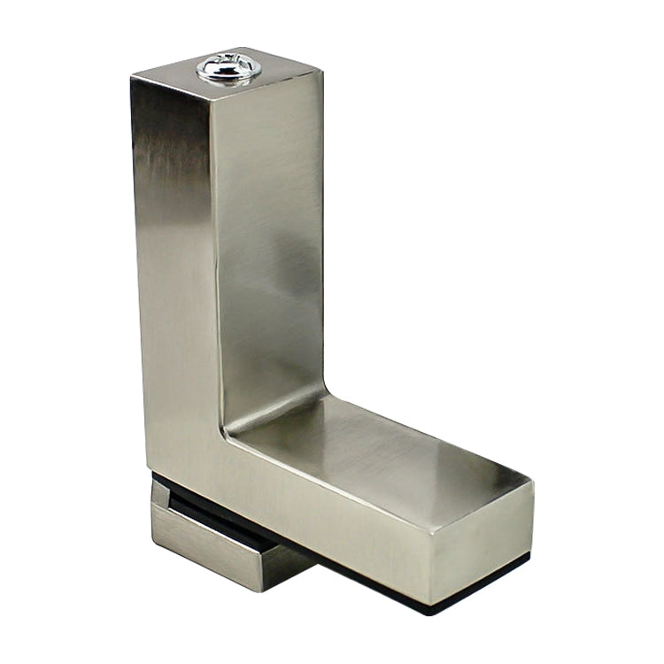 2 PCS 6-28mm F Type Brushed Zinc Alloy Fixed Clip Glass Wood Layer Board Bracket