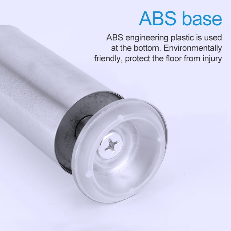 3 PCS Stainless Steel Wire Drawing Thickened Column Sofa Furniture Cabinet Foot, Height: 200mm