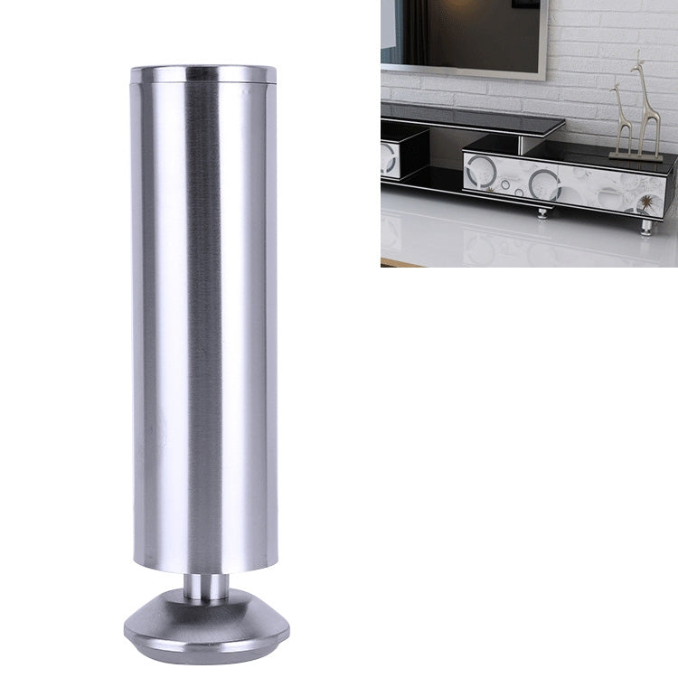 2 PCS Stainless Steel Wire Drawing Thickened Column Sofa Furniture Cabinet Foot, Height: 350mm