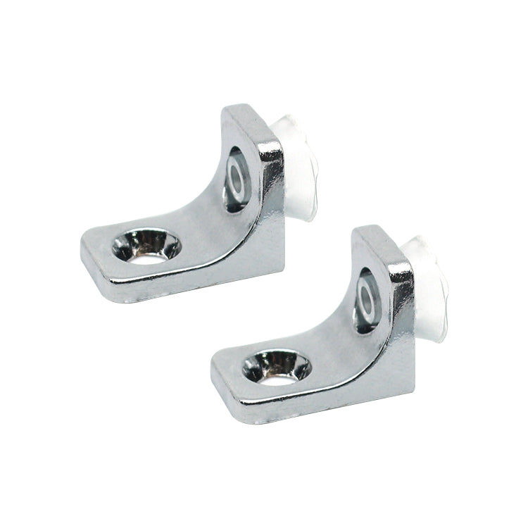 30 PCS Square Thickened Zinc Alloy Bright Layer Sucker Plate Bracket, Weight: 10g