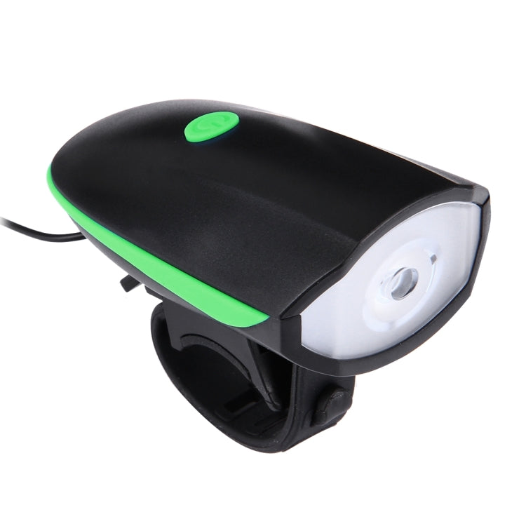 125 / 250LM 3 Modes USB Rechargeable LED Bright Light with Horn & Handlebar Mount