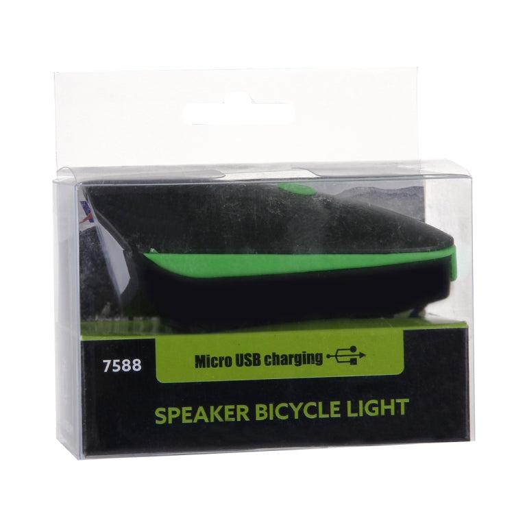 125 / 250LM 3 Modes USB Rechargeable LED Bright Light with Horn & Handlebar Mount