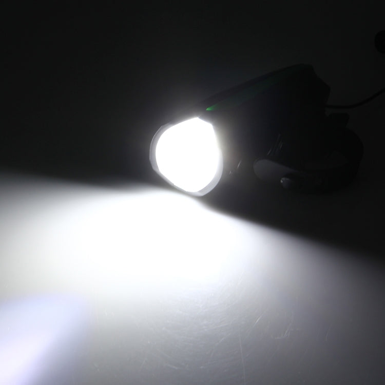 125 / 250LM 3 Modes USB Rechargeable LED Bright Light with Horn & Handlebar Mount