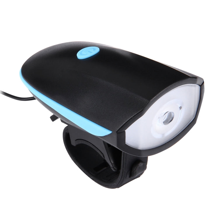 125 / 250LM 3 Modes USB Rechargeable LED Bright Light with Horn & Handlebar Mount