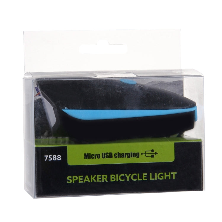 125 / 250LM 3 Modes USB Rechargeable LED Bright Light with Horn & Handlebar Mount