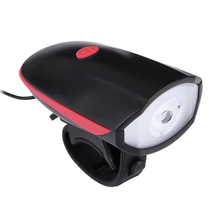 125 / 250LM 3 Modes USB Rechargeable LED Bright Light with Horn & Handlebar Mount