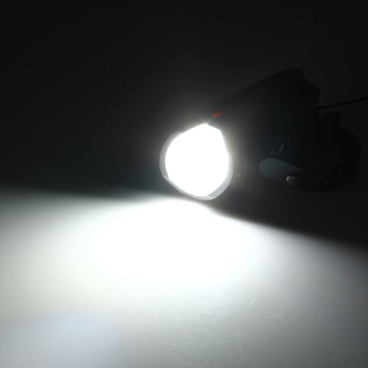 125 / 250LM 3 Modes USB Rechargeable LED Bright Light with Horn & Handlebar Mount
