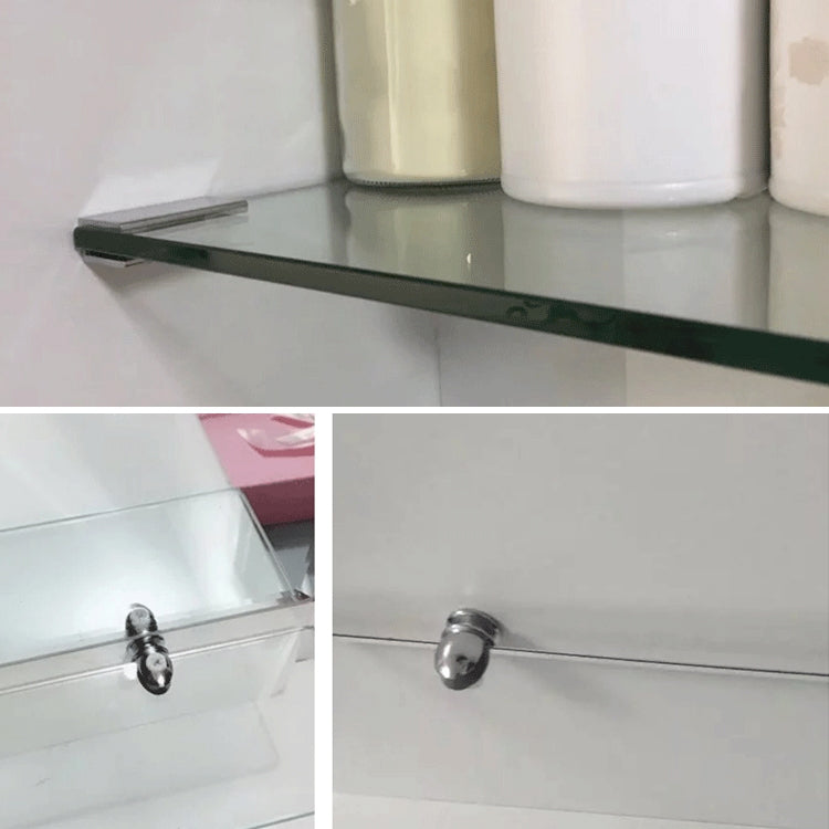 10 PCS Zinc Alloy Bright Fixed Bracket Connection 10mm Cylindrical Glass Fixing Clamp with Base