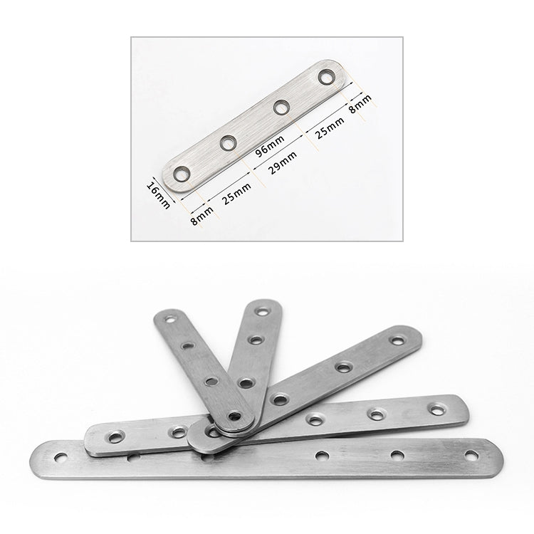 30 PCS Stainless Steel Connection Code Straight Connecting Piece, Number: 5