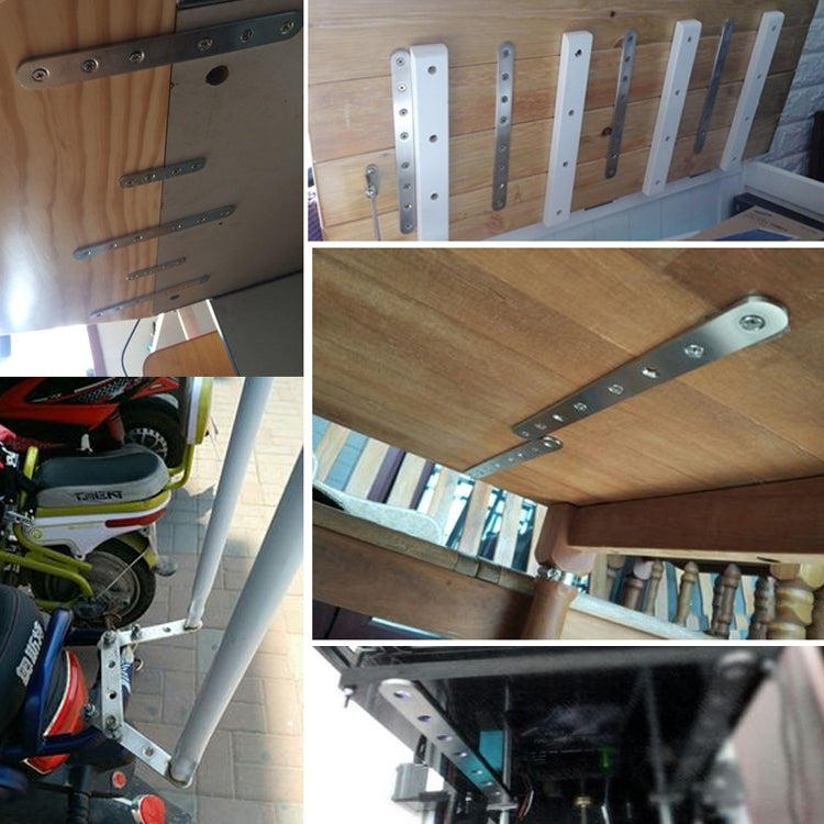 10 PCS Stainless Steel Connection Code Straight Connecting Piece, Number: 9