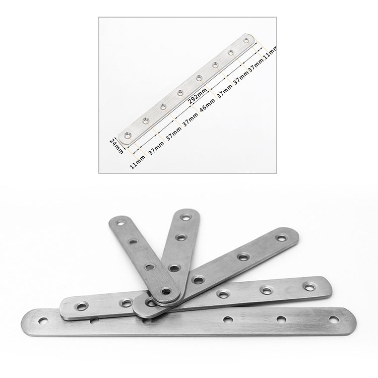 3 PCS Stainless Steel Connection Code Straight Connecting Piece, Number: 11