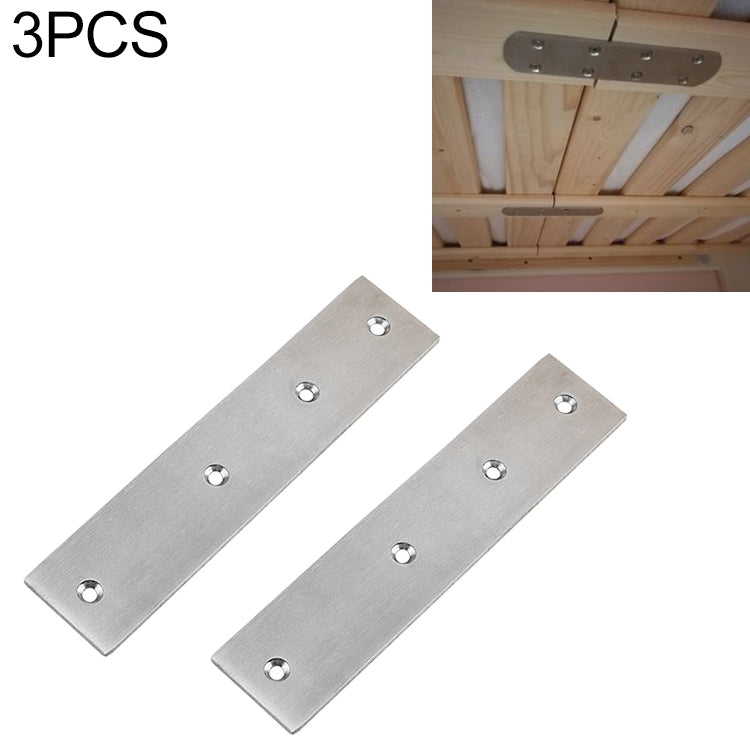 3 PCS Stainless Steel Connection Code Straight Connecting Piece, Number: 16