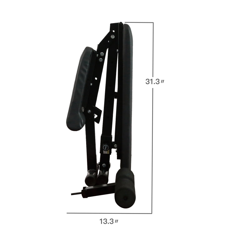 [US Warehouse] Adjustable Fitness Foldable Dumbbell Bench for Home Multi-Function, Size: 48.8x13.3x46 inch