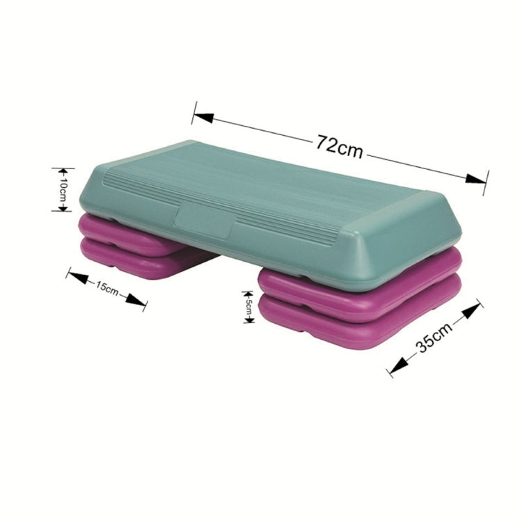 [US Warehouse] Gym Office Home Aerobic Rhythmic Exercise Gymnastics Fitness Pedal, Size: 72x36x20cm