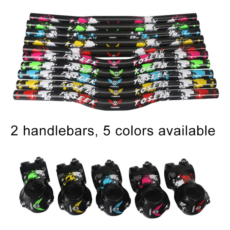 TOSEEK Carbon Fiber Children Balance Bike Bent Handlebar, Size: 560mm