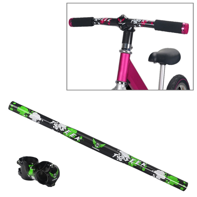 TOSEEK Carbon Fiber Children Balance Bike Handlebar, Size: 460mm