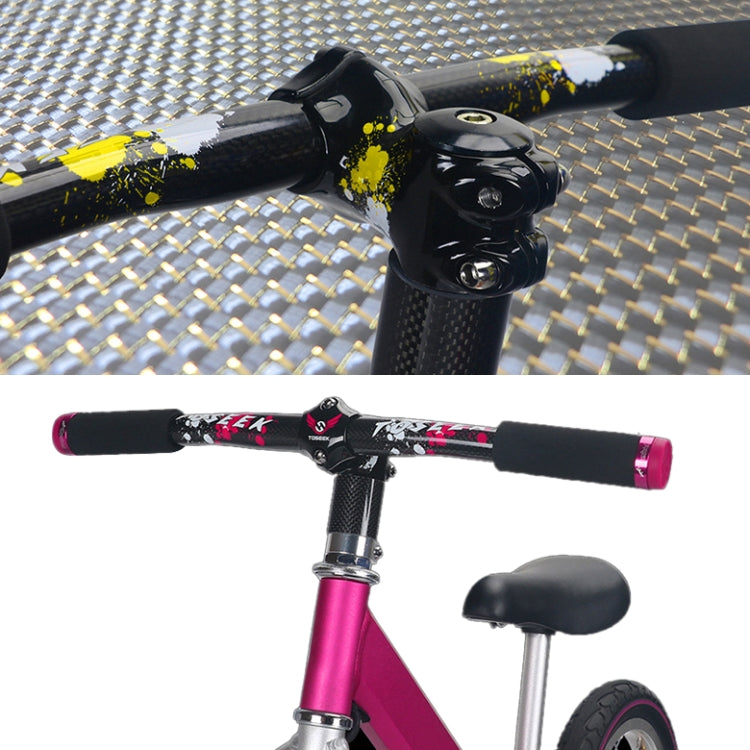 TOSEEK Carbon Fiber Children Balance Bike Handlebar, Size: 460mm