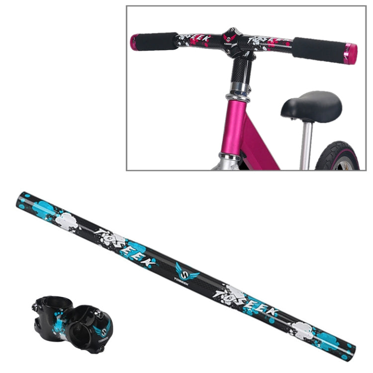 TOSEEK Carbon Fiber Children Balance Bike Handlebar, Size: 500mm