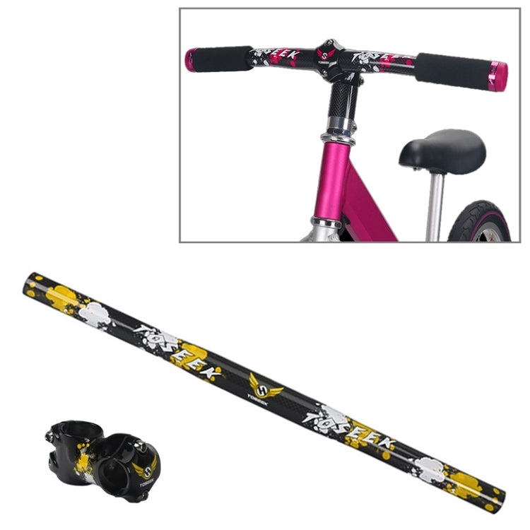 TOSEEK Carbon Fiber Children Balance Bike Handlebar, Size: 540mm