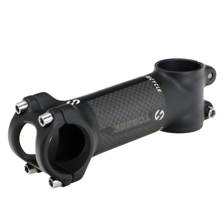 TOSEEK Road Mountain Bike Ultra-light Handlebar Stem Riser Faucet, Size: 6 Degree, 90mm (Matte)