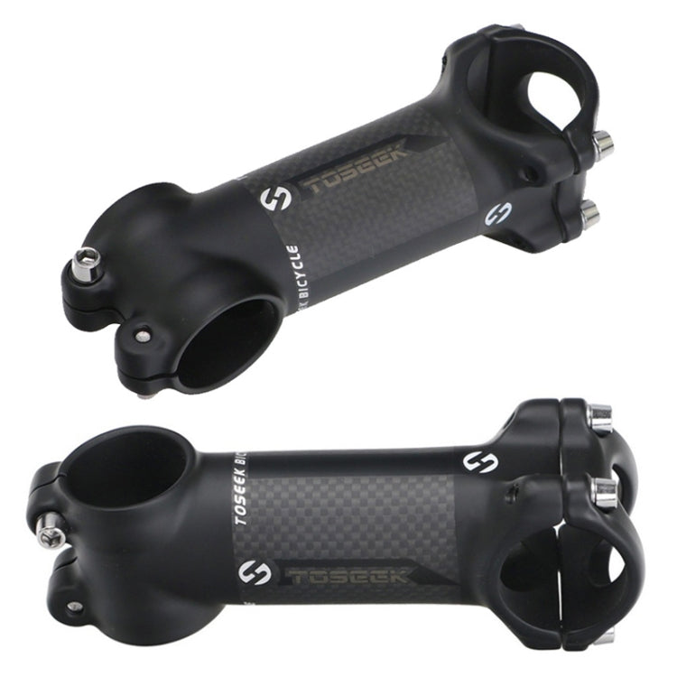 TOSEEK Road Mountain Bike Ultra-light Handlebar Stem Riser Faucet, Size: 6 Degree, 90mm (Matte)