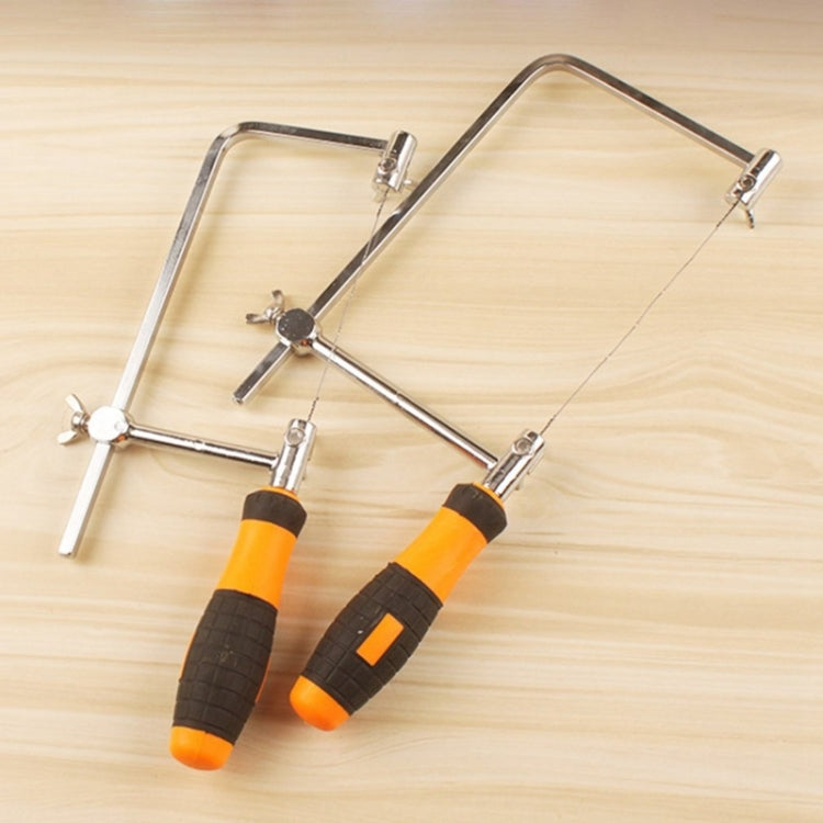 U Shape Hacksaw with Blades for Metal / Wood / Plastic Tube / Wire DIY Hand Tool Portable Woodworking Saw, Width: 75mm